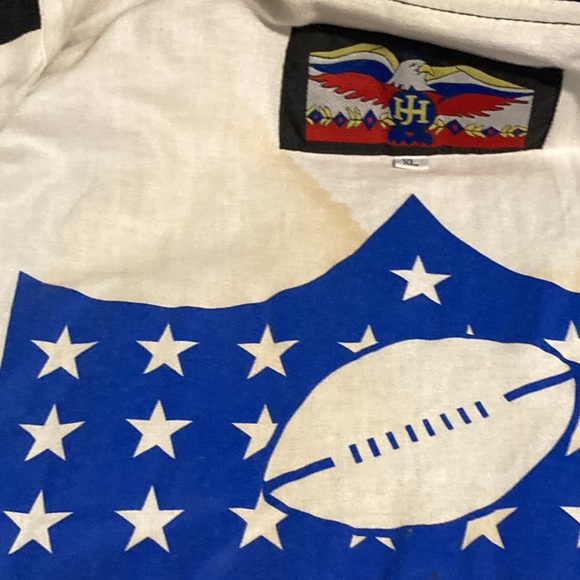 Jeff Hamilton San Francisco 49ers leather trim jacket XL - Picture 15 of 16